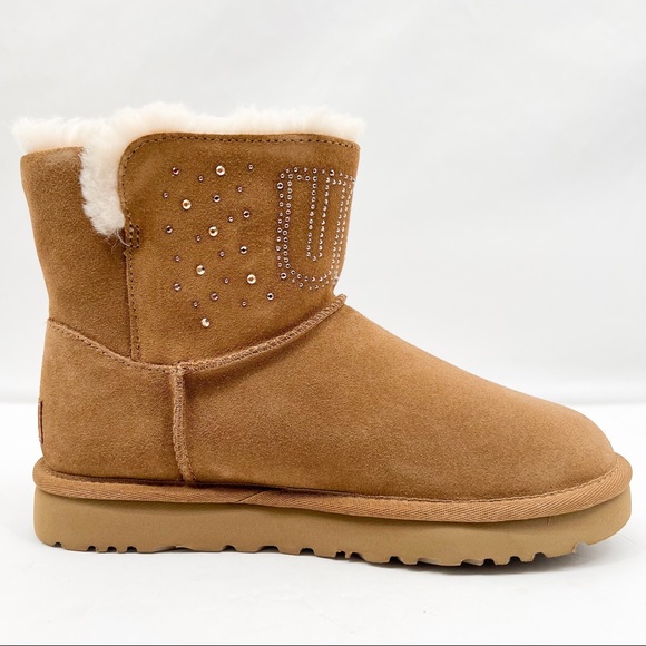 UGG W CLASSIC GEM MINI BOOT - Picture 6 of 16